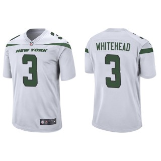 Men's New York Jets Jordan Whitehead White Game Jersey