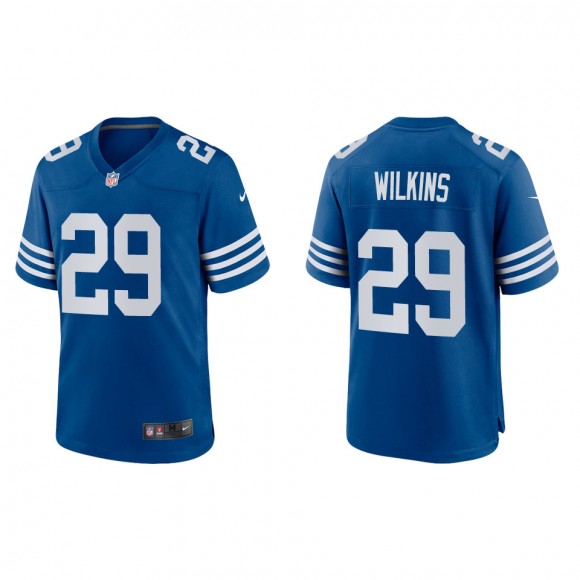 Men's Indianapolis Colts Jordan Wilkins Royal Alternate Game Jersey