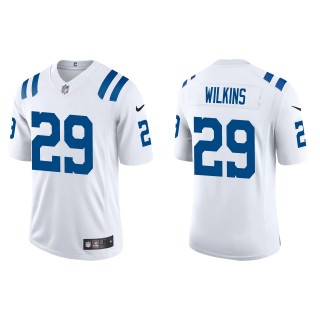 Men's Indianapolis Colts Jordan Wilkins White Vapor Limited Jersey