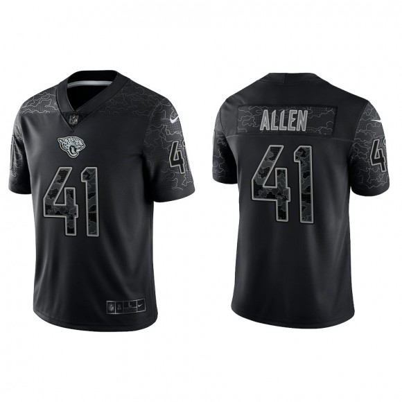 Josh Allen Jacksonville Jaguars Black Reflective Limited Jersey
