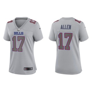 Josh Allen Women's Buffalo Bills Gray Atmosphere Fashion Game Jersey