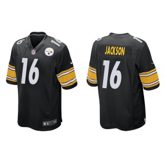 Men's Pittsburgh Steelers Josh Jackson Black Game Jersey