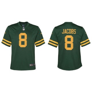Youth Josh Jacobs Packers Green Alternate Game Jersey