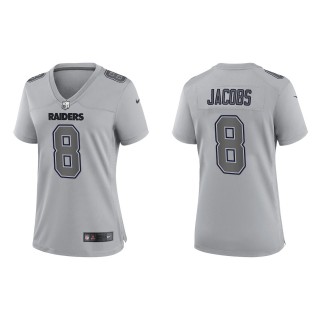 Josh Jacobs Women's Las Vegas Raiders Gray Atmosphere Fashion Game Jersey
