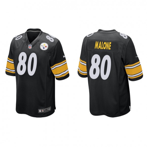 Men's Pittsburgh Steelers Josh Malone Black Game Jersey