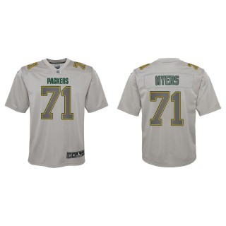 Josh Myers Youth Green Bay Packers Gray Atmosphere Game Jersey