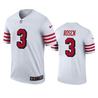 San Francisco 49ers Josh Rosen White Color Rush Legend Jersey