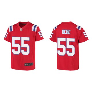 Josh Uche Youth New England Patriots Red Game Jersey