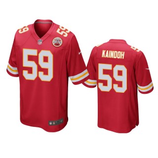 Kansas City Chiefs Joshua Kaindoh Red Game Jersey