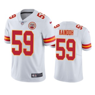 Joshua Kaindoh Kansas City Chiefs White Vapor Limited Jersey