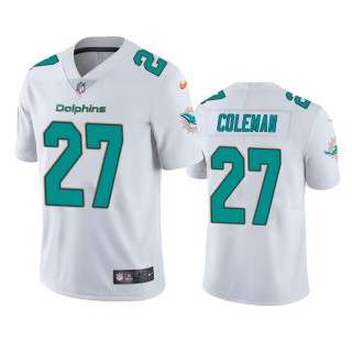 Justin Coleman Miami Dolphins White Vapor Limited Jersey