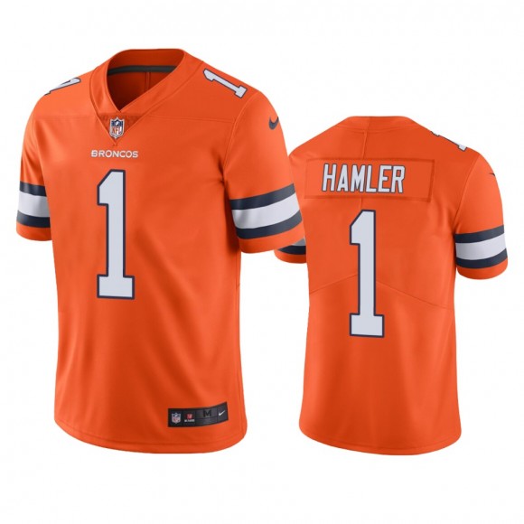 Color Rush Limited Denver Broncos K.J. Hamler Orange Jersey