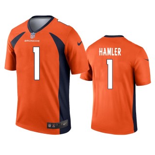 Denver Broncos K.J. Hamler Orange Legend Jersey - Men's