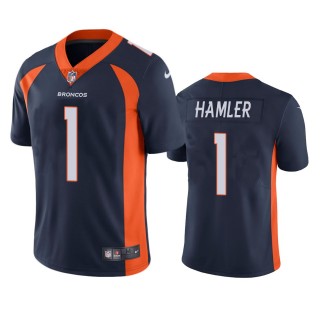 K.J. Hamler Denver Broncos Navy Vapor Limited Jersey