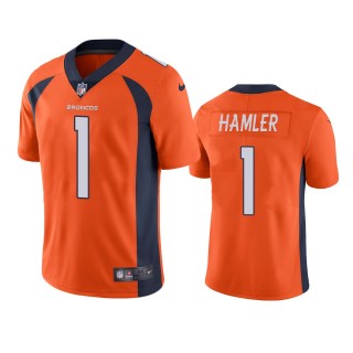 K.J. Hamler Denver Broncos Orange Vapor Limited Jersey