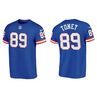 Kadarius Toney New York Giants Royal Classic T-Shirt