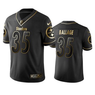 Kalen Ballage Steelers Black Golden Edition Vapor Limited Jersey