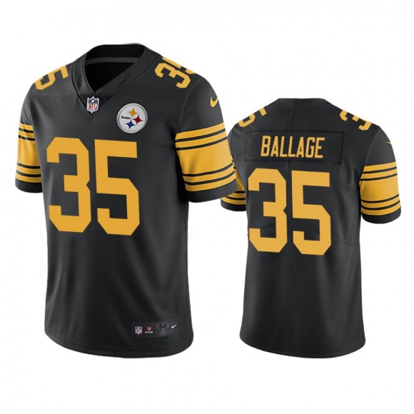 Color Rush Limited Pittsburgh Steelers Kalen Ballage Black Jersey