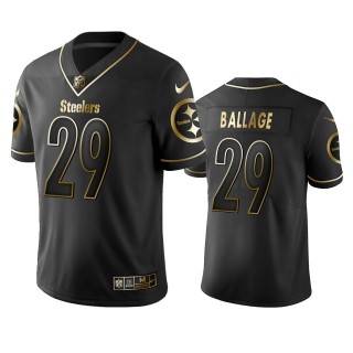 Steelers Kalen Ballage Black Golden Edition Vapor Limited Jersey