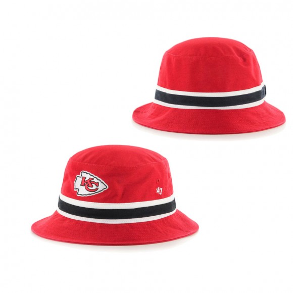 Men's Kansas City Chiefs '47 Red Striped Bucket Hat