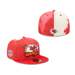 Kansas City Chiefs 2022 Sideline Ink Dye 59FIFTY Fitted Hat