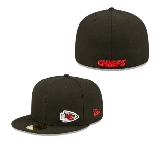 Men's Kansas City Chiefs Black Flawless 59FIFTY Fitted Hat