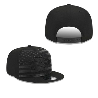 Kansas City Chiefs Black Independent 9FIFTY Snapback Hat