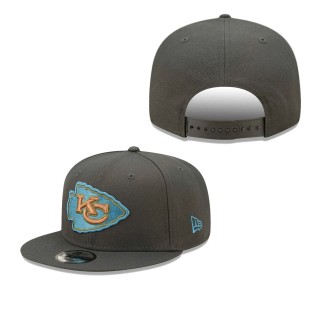 Men's Kansas City Chiefs Graphite Color Pack Multi 9FIFTY Snapback Hat
