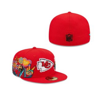 Kansas City Chiefs Groovy 59FIFTY Fitted Hat