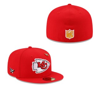 Kansas City Chiefs x Paper Planes Red Fitted Hat