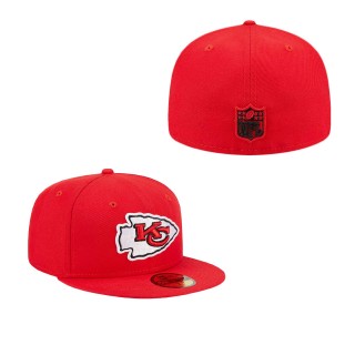 Kansas City Chiefs Red Main Fitted Hat