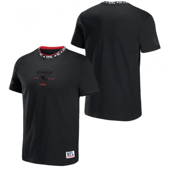 Men's Kansas City Chiefs NFL x Staple Black Globe T-Shirt
