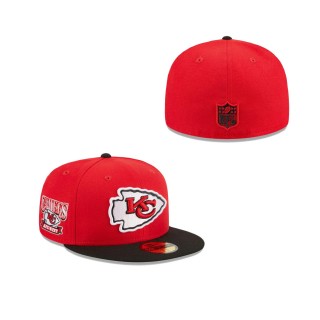 Kansas City Chiefs Throwback Hidden Fitted Hat
