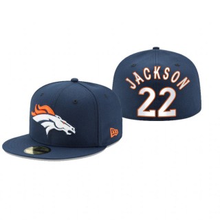 Denver Broncos Kareem Jackson Navy Omaha 59FIFTY Fitted Hat