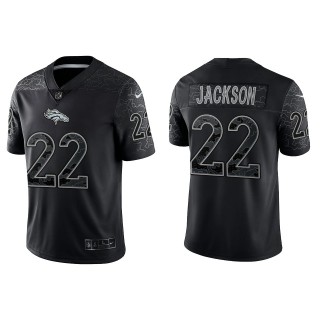 Kareem Jackson Denver Broncos Black Reflective Limited Jersey
