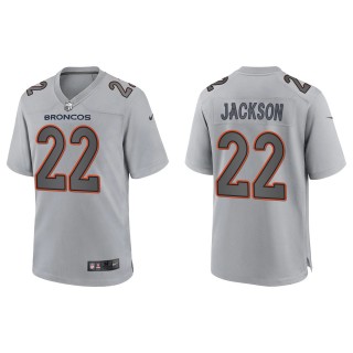 Kareem Jackson Men's Denver Broncos Gray Atmosphere Fashion Game Jersey