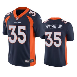 Kary Vincent Jr. Denver Broncos Navy Vapor Limited Jersey