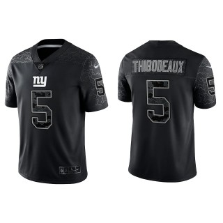Kayvon Thibodeaux New York Giants Black Reflective Limited Jersey