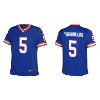 Kayvon Thibodeaux Youth New York Giants Royal Classic Game Jersey