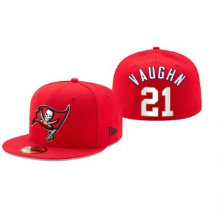 Tampa Bay Buccaneers Ke'Shawn Vaughn Red Omaha 59FIFTY Fitted Hat