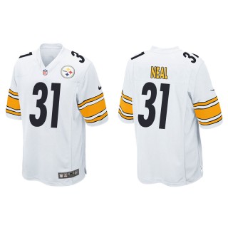 Steelers Keanu Neal White Game Jersey
