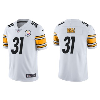 Steelers Keanu Neal White Vapor Limited Jersey