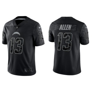 Keenan Allen Los Angeles Chargers Black Reflective Limited Jersey