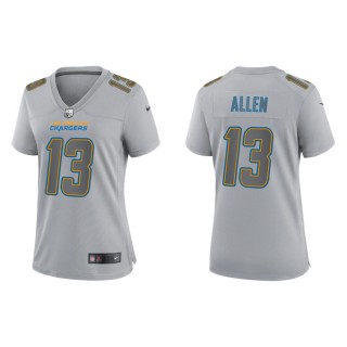 Keenan Allen Women's Los Angeles Chargers Gray Atmosphere Fashion Game Jersey