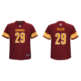 Kendall Fuller Youth Washington Commanders Burgundy Game Jersey