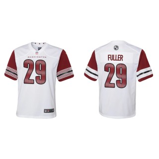 Kendall Fuller Youth Washington Commanders White Game Jersey