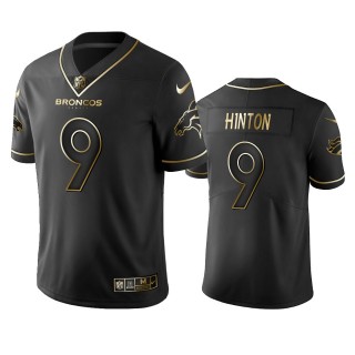 Broncos Kendall Hinton Black Golden Edition Vapor Limited Jersey