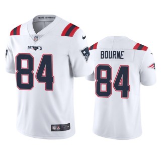 Kendrick Bourne New England Patriots White Vapor Limited Jersey
