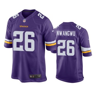 Minnesota Vikings Kene Nwangwu Purple Game Jersey