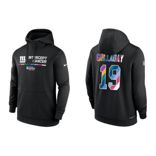Kenny Golladay New York Giants Black 2022 NFL Crucial Catch Therma Performance Pullover Hoodie